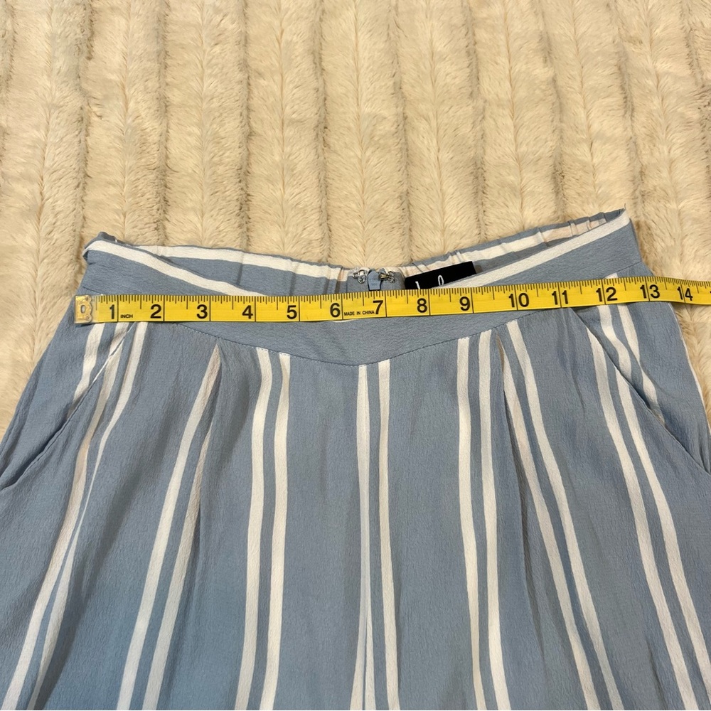 Lulus Coastal Living Light Blue and White Striped Two Piece Jumpsuit Size M - Picture 10 of 16
